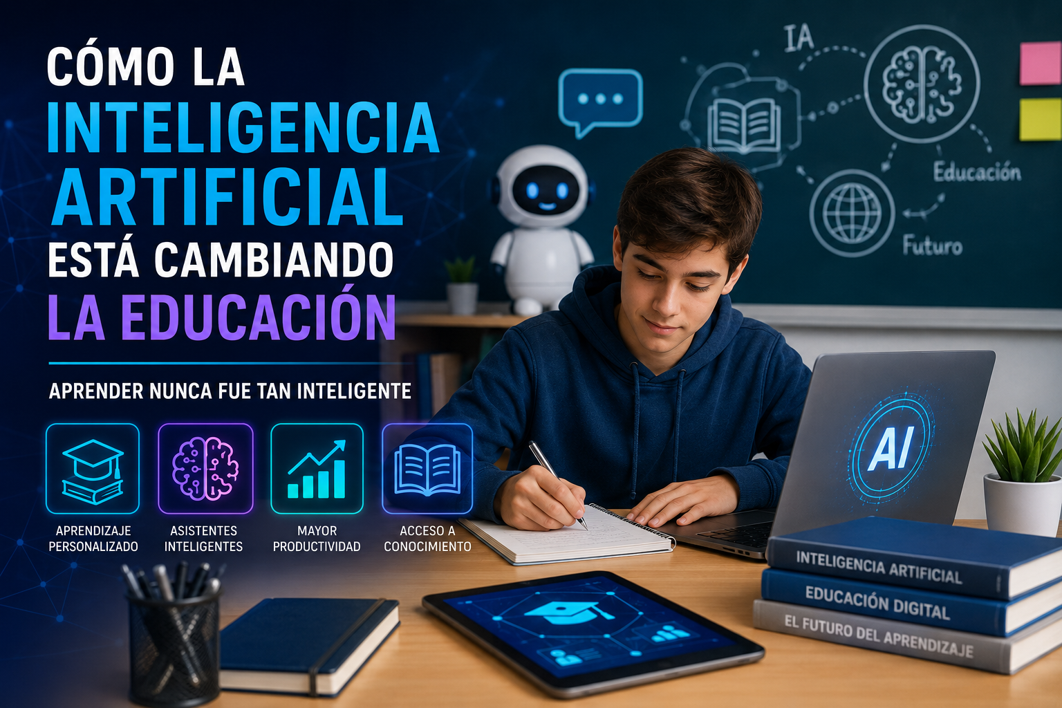 Cómo la inteligencia artificial está cambiando la educación