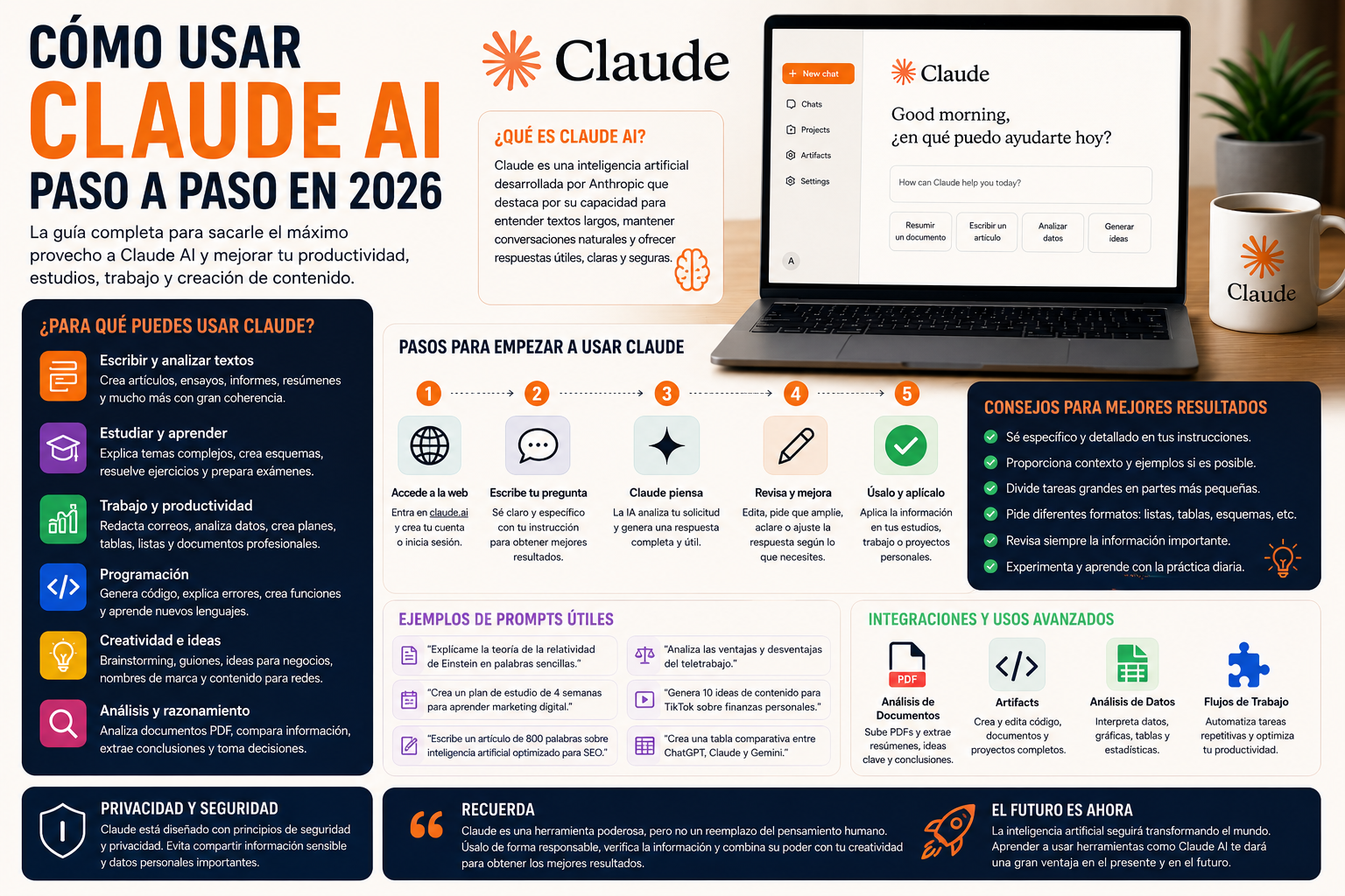 Cómo usar Claude AI paso a paso en 2026